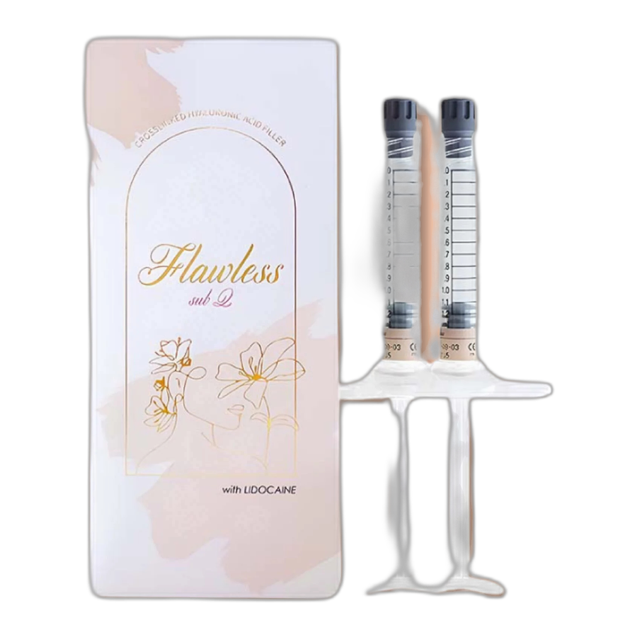 Flawless Sub-Q 2 x 1ml – Ácido hialurónico con lidocaína para pómulos y contorno